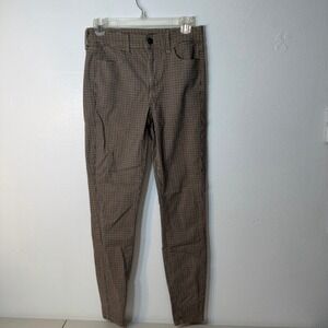 American Eagle Houndstooth Slim Pants Women‎ Size 4 Long Stretch